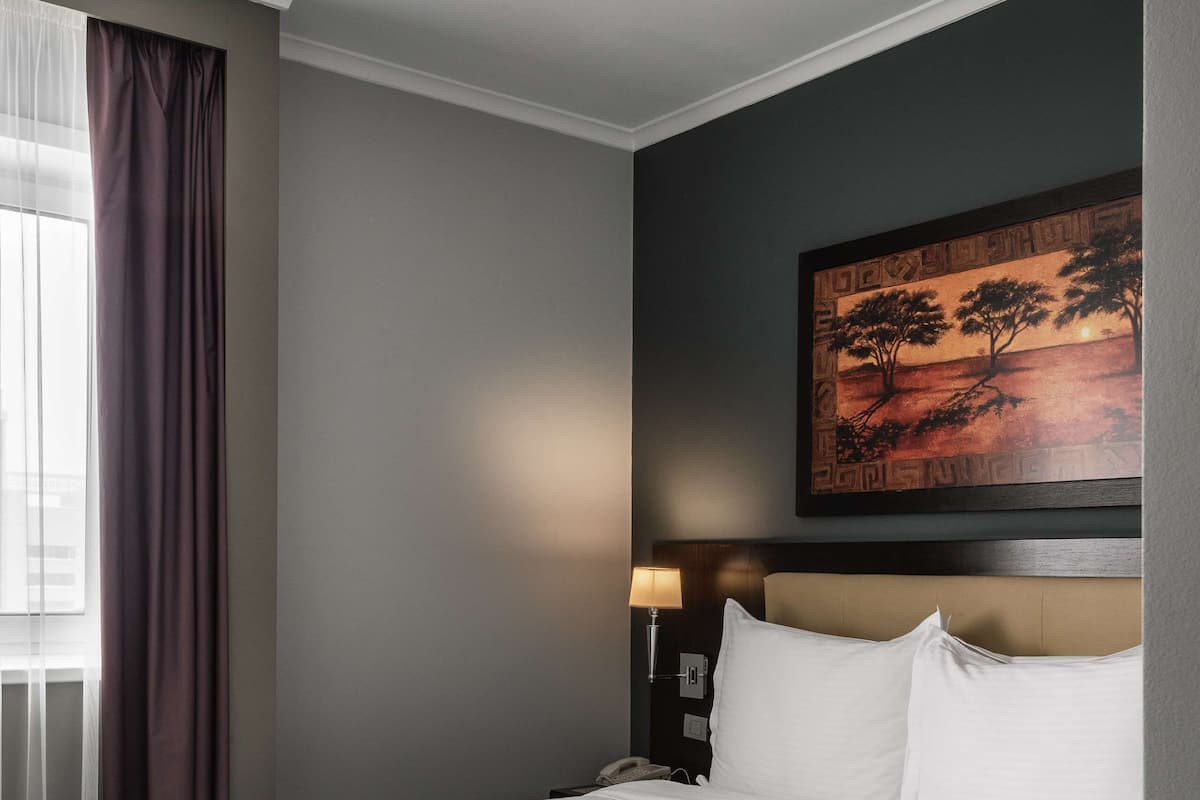 In-room safe, desk, blackout curtains, soundproofing