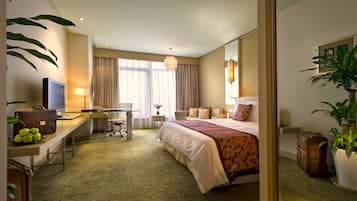 Down duvets, in-room safe, blackout curtains, rollaway beds