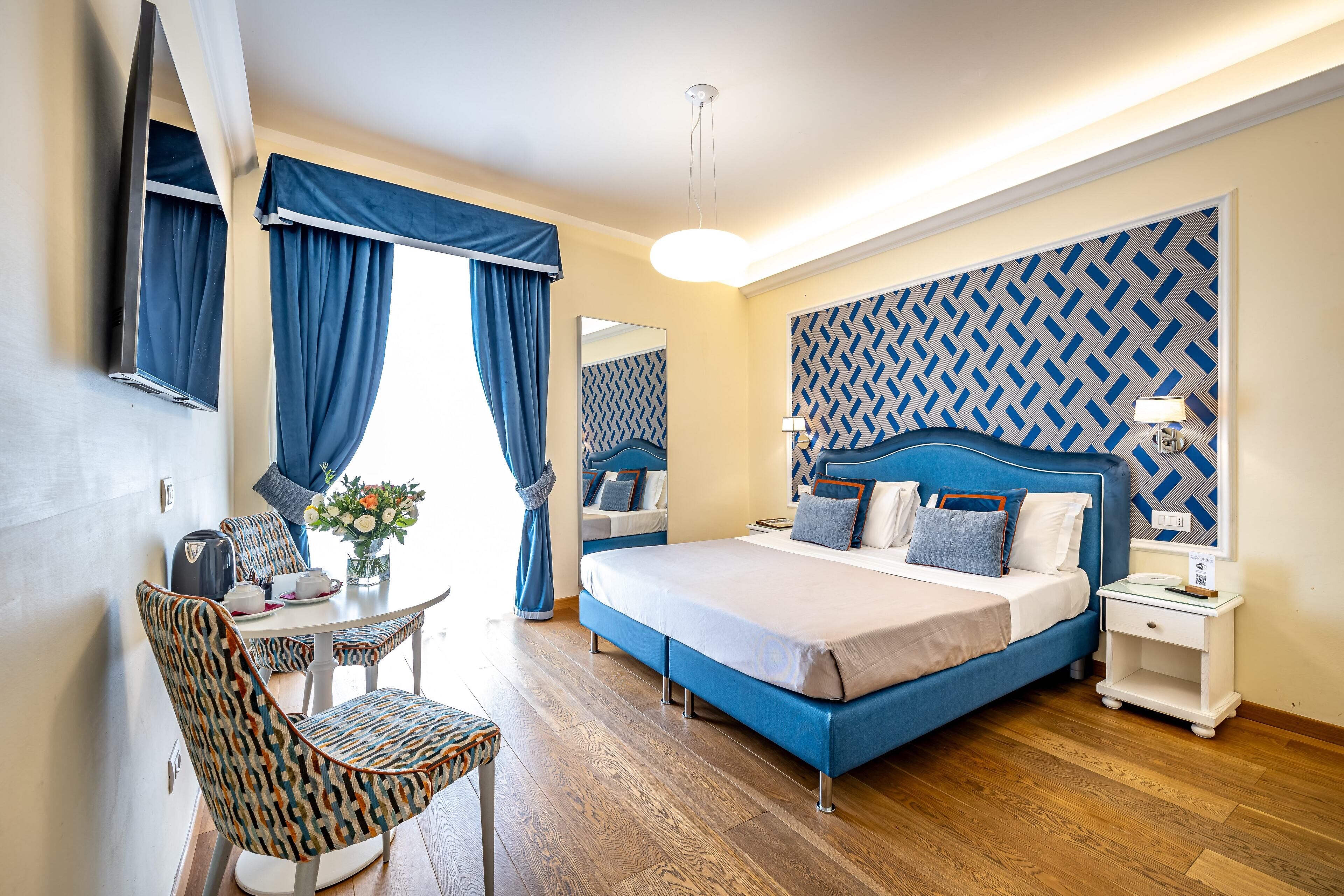 스탠다드  더블룸, 정원 전망 | 오리/거위털 이불, 메모리폼 침대, 미니바, 객실 내 금고