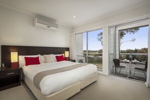 Two Bedroom Townhouse | Desk, blackout drapes, soundproofing, iron/ironing board - Quest Sanctuary Lakes (Point Cook)