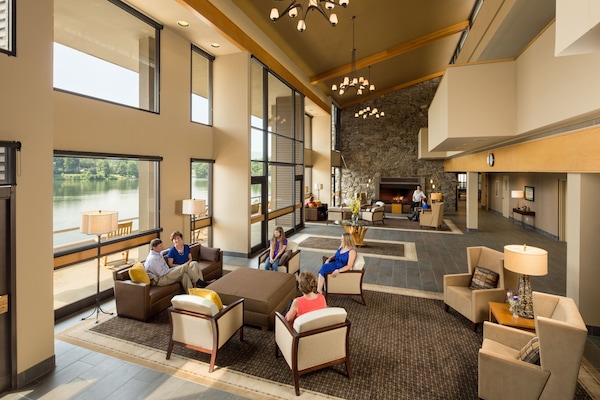 Sala de estar en el lobby