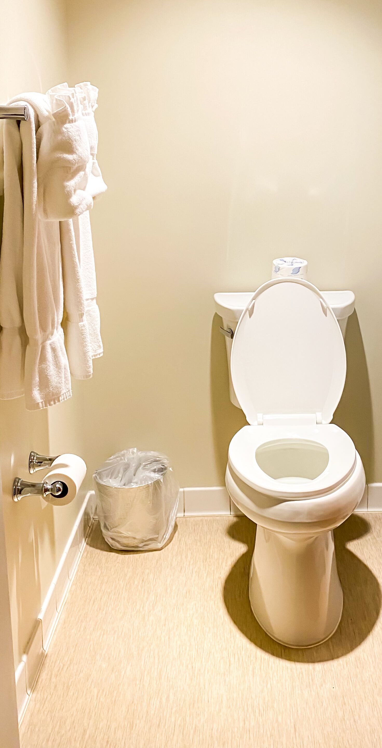 combined shower/bathtub, eco-friendly toiletries, hair dryer, towels