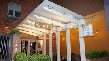 Front of property - evening/night