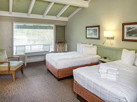 Premium bedding, free WiFi, bed sheets, alarm clocks