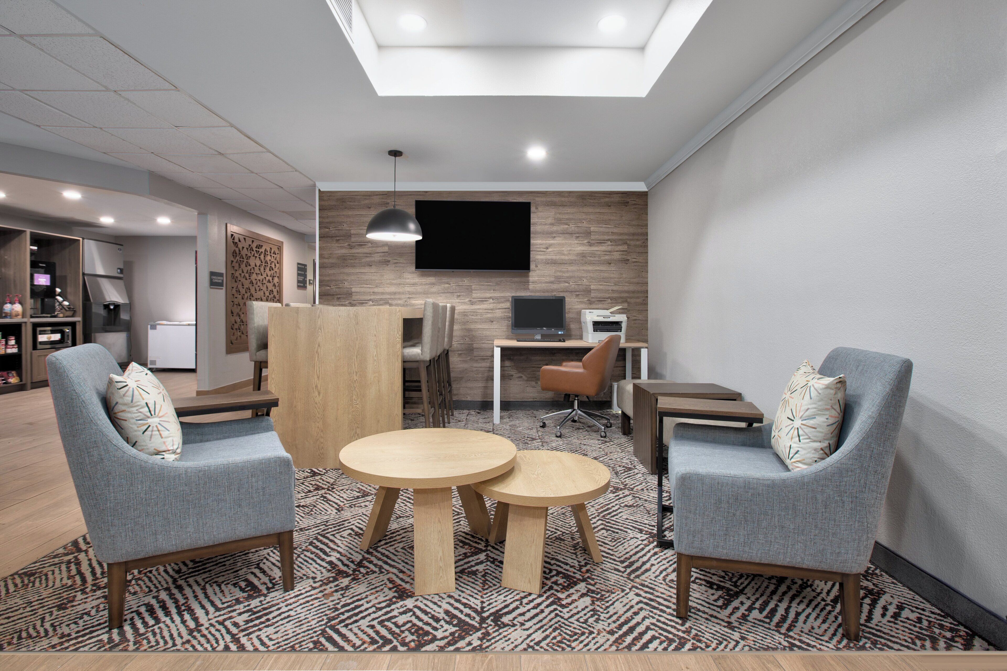 Lobby sitting area