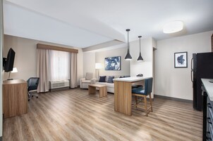 Suite, 1 Bedroom | In-room safe, desk, laptop workspace, iron/ironing board