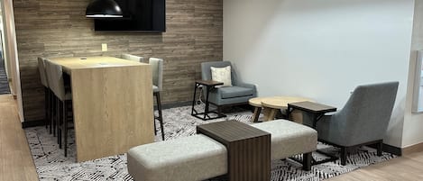 Sitteområde i lobbyen