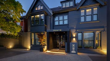 Overnatningsstedets facade