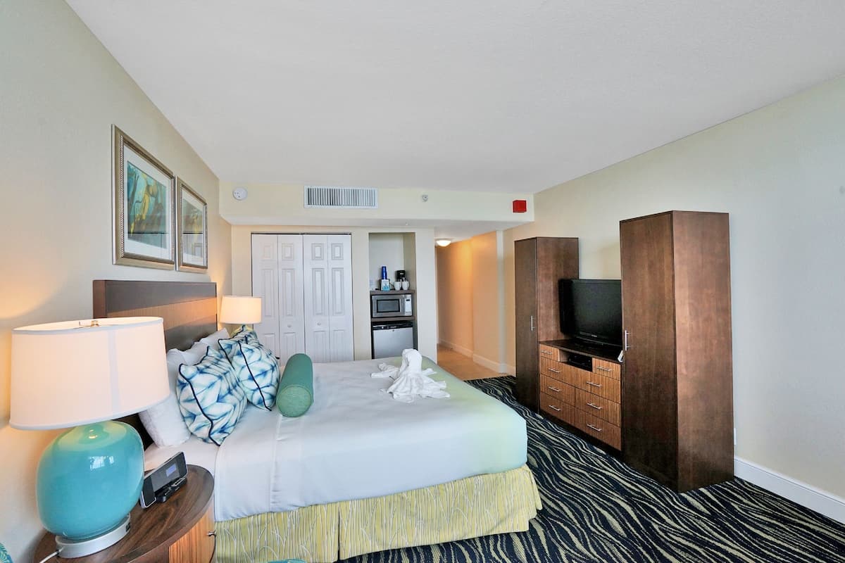 In-room safe, blackout curtains, iron/ironing board, cots/infant beds
