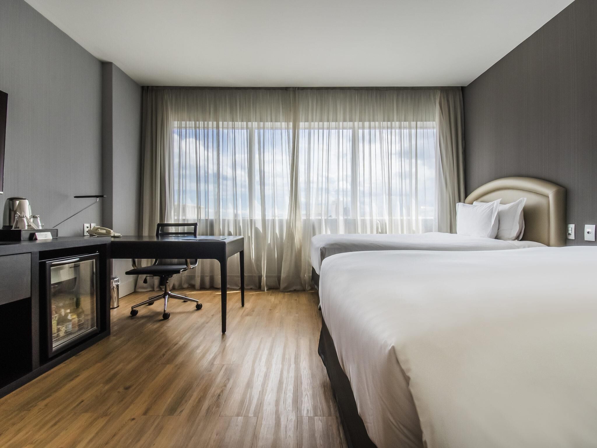 Minibar, in-room safe, desk, blackout drapes