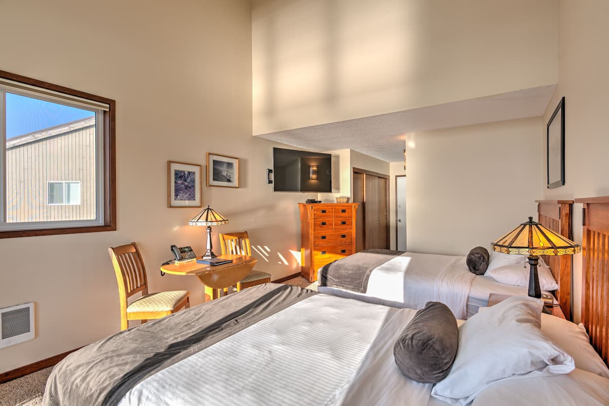 Blackout drapes, iron/ironing board, WiFi (free), individually decorated