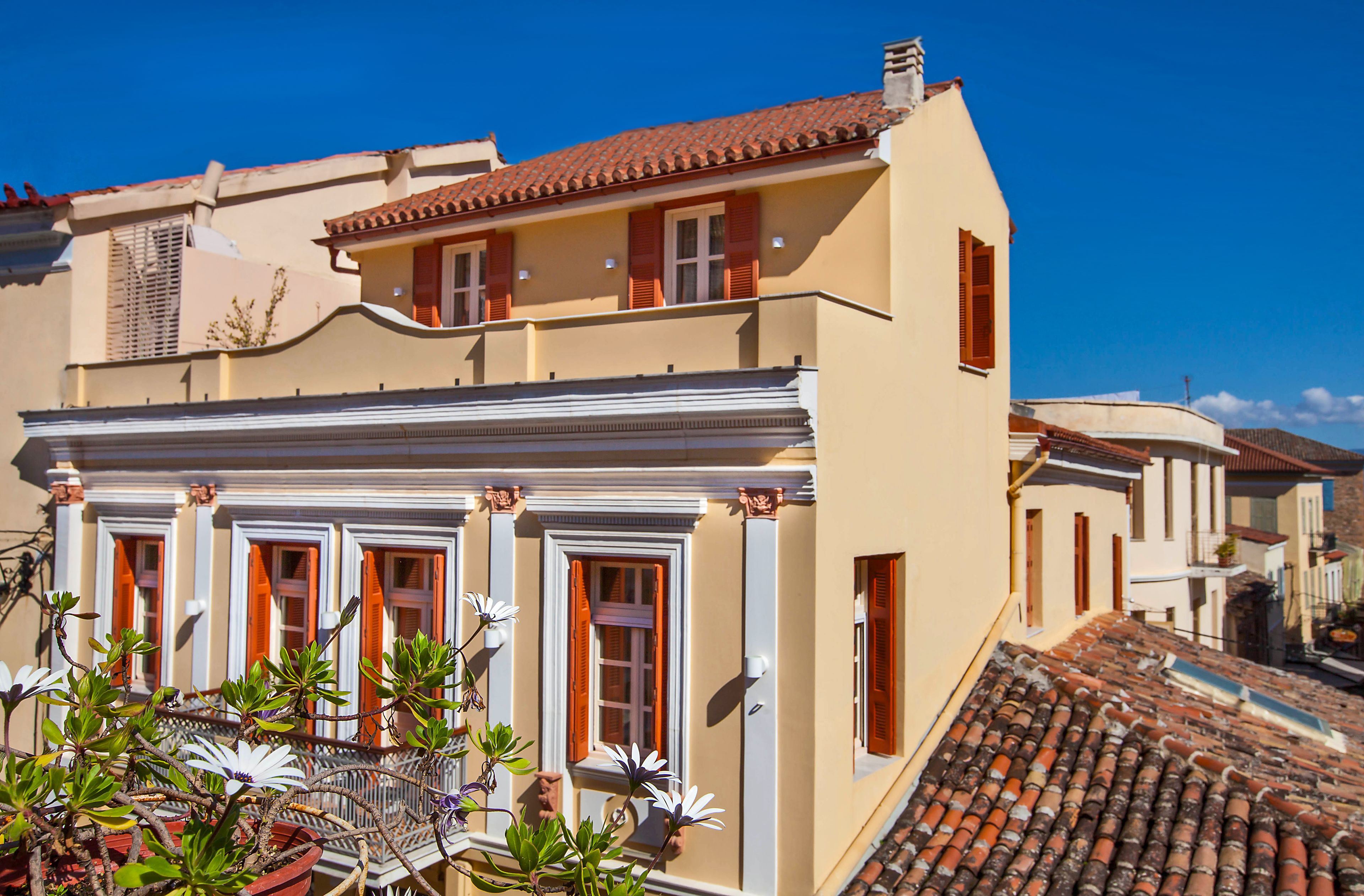 Voorkant van accommodatie