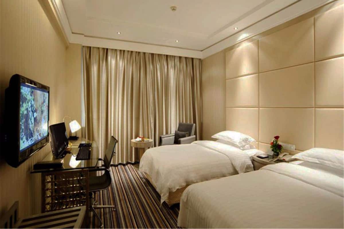 Phòng 2 giường đơn Deluxe | Khu phòng khách