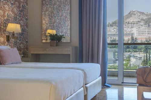 Apartment, 2 Bedrooms (Lycabettus Hill View) | Desk, blackout drapes, soundproofing, iron/ironing board