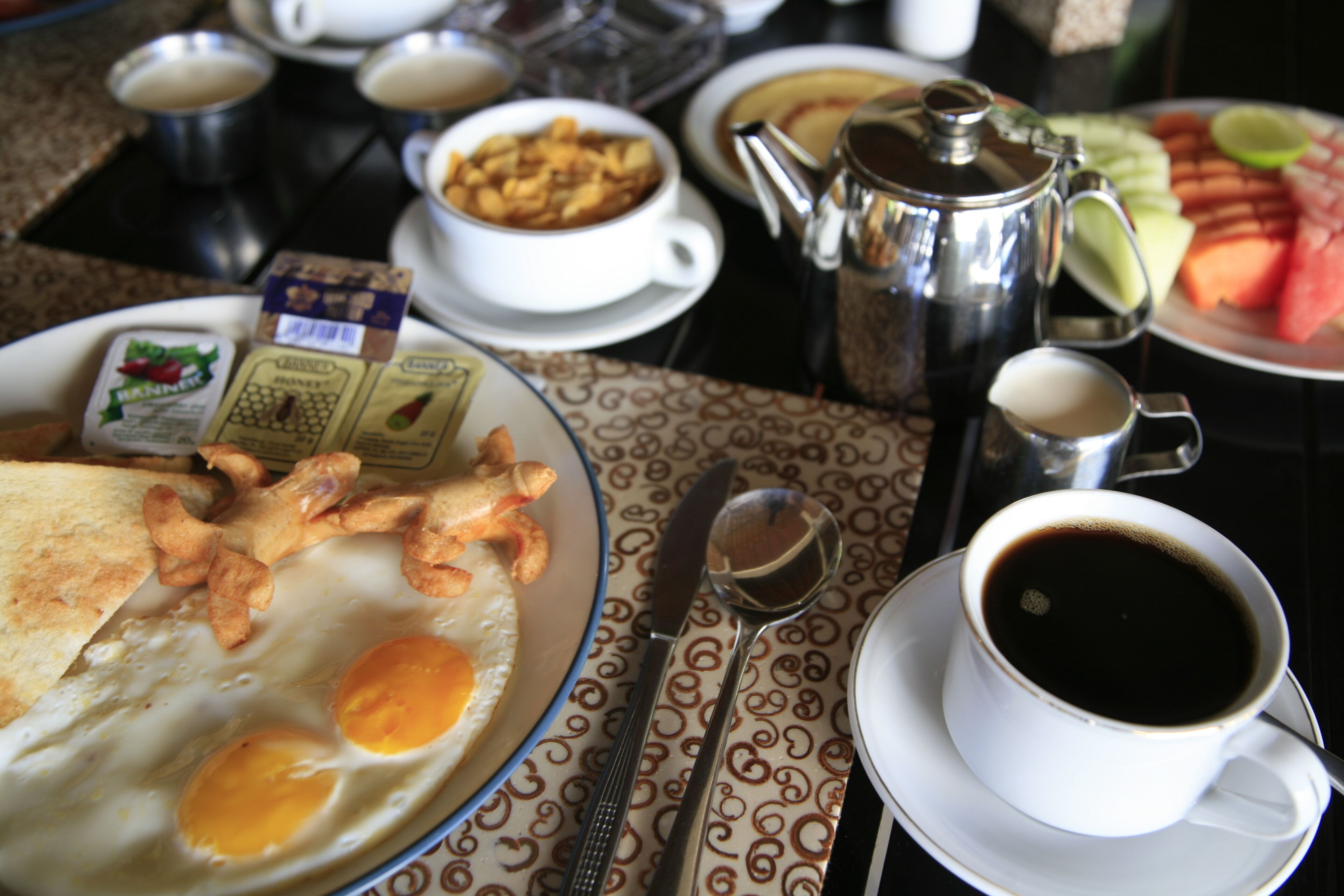 daily continental breakfast (idr 120000 per person)