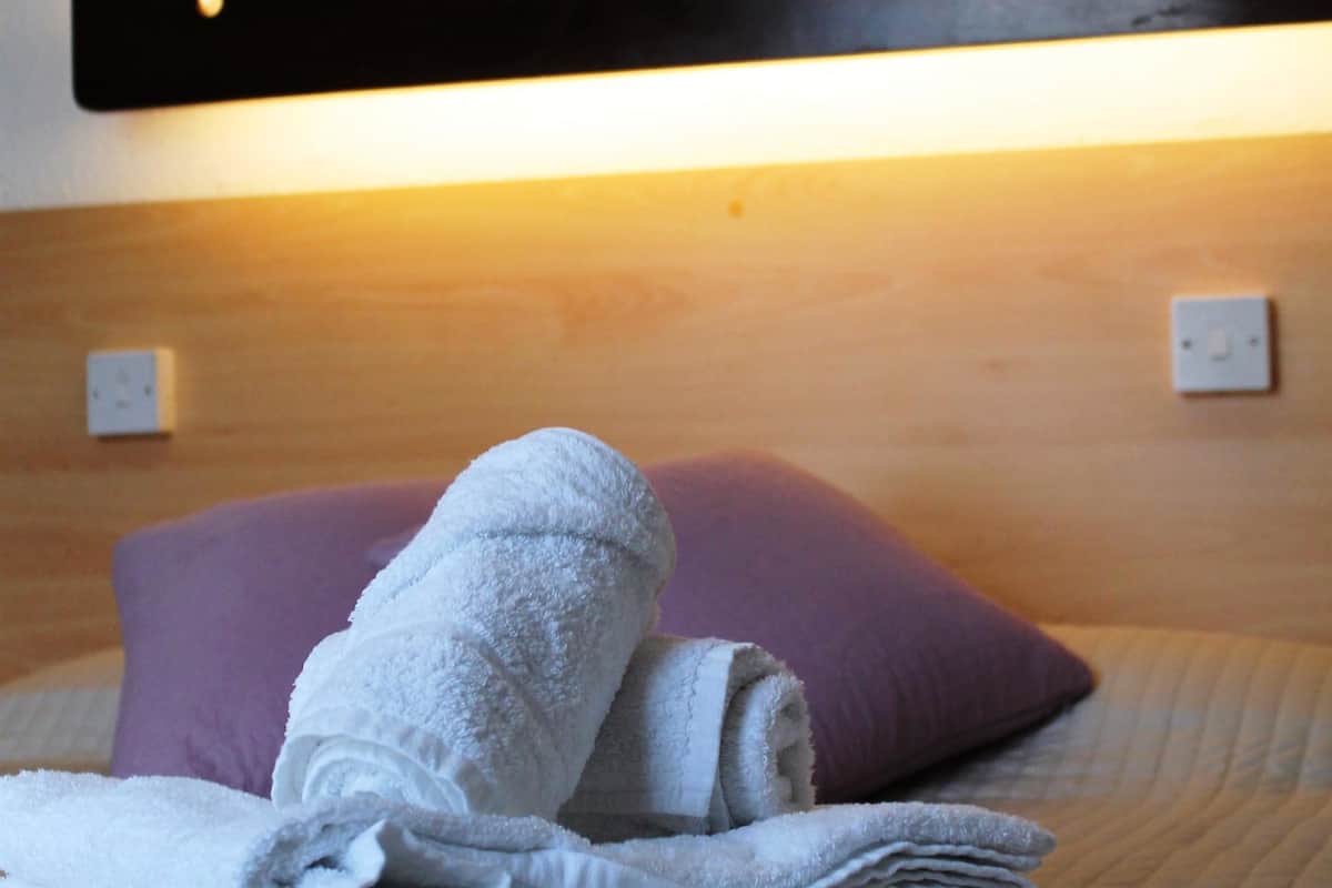 premium bedding, individually decorated, individually furnished, desk