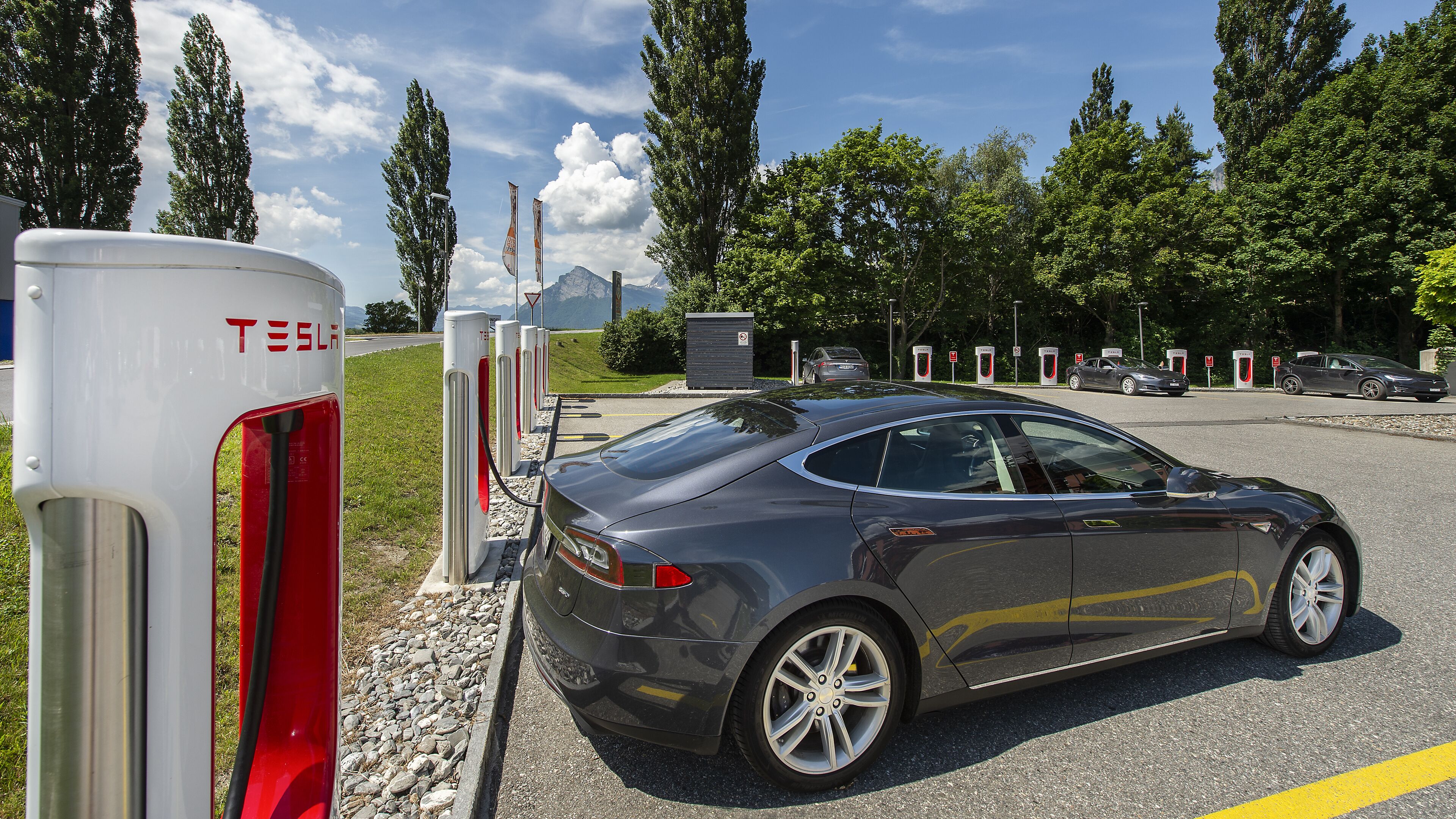 electric vehicle-charging station