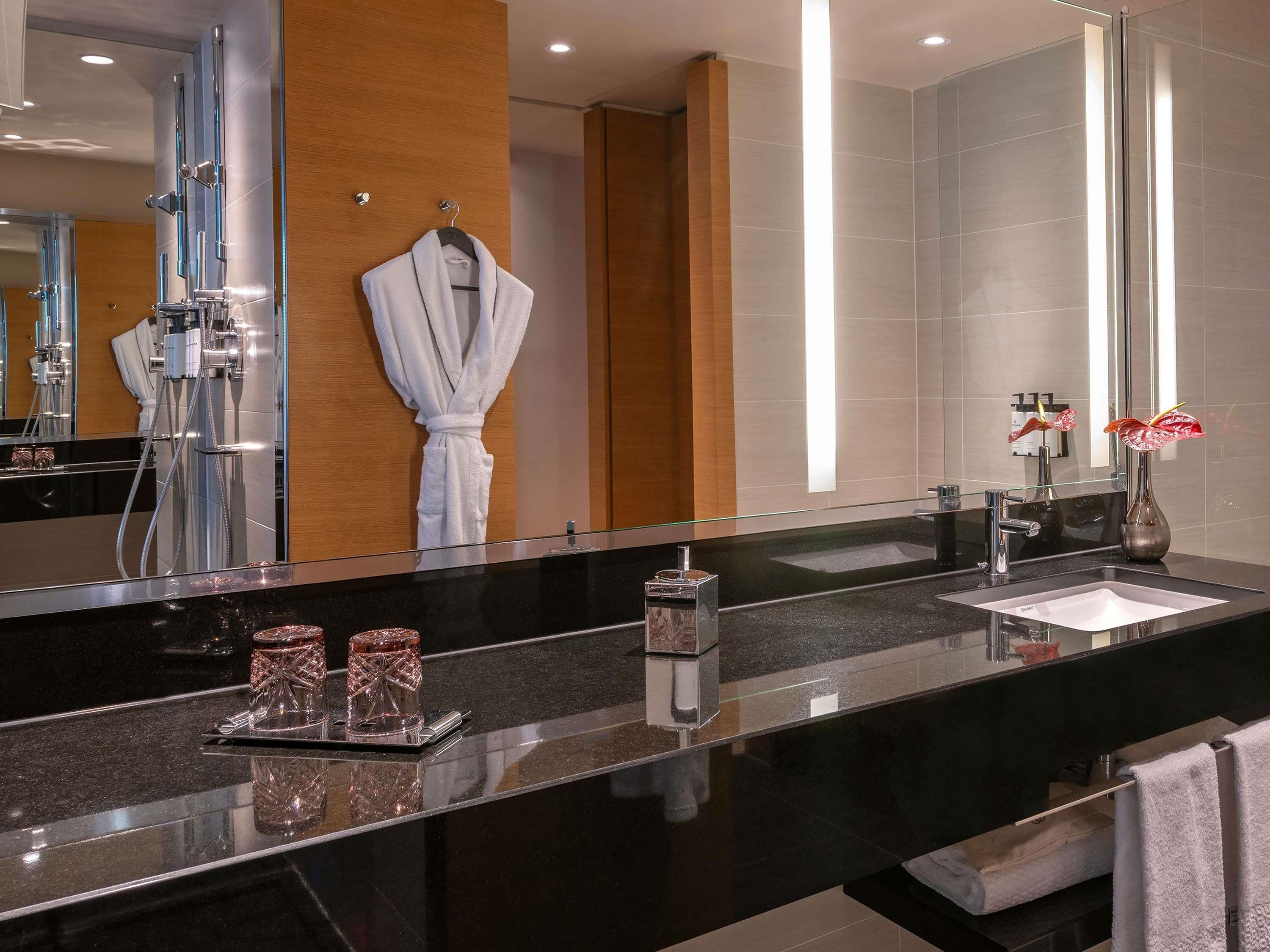 Premium bedding, memory-foam beds, free minibar items, in-room safe