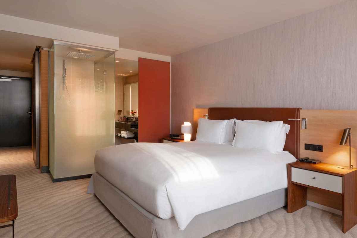 Premium bedding, memory-foam beds, free minibar items, in-room safe