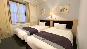 Economy-værelse med 2 enkeltsenge - ikke-ryger (Donau Classic) | Premium-sengetøj, individuelt design, individuel indretning, skrivebord