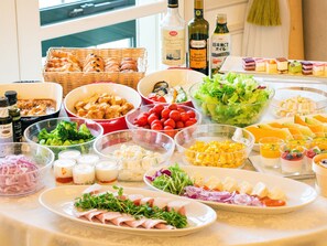 Frukostbuffé varje dag mot avgift