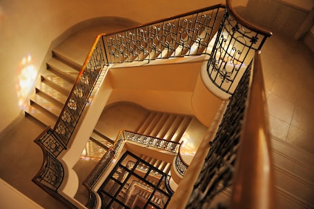 Staircase. Hotel Monterey Sendai