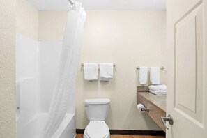 Standard Room, 2 Queen Beds, Non Smoking | Desk, laptop workspace, blackout drapes, iron/ironing board - Quality Inn Queensbury - Lake George Area (Queensbury)