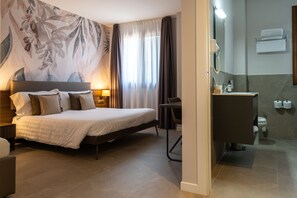 Ropa de cama de alta calidad y minibar