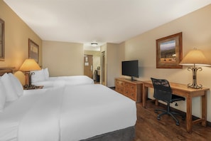 Standard Room, 2 Queen Beds, Non Smoking, Refrigerator & Microwave