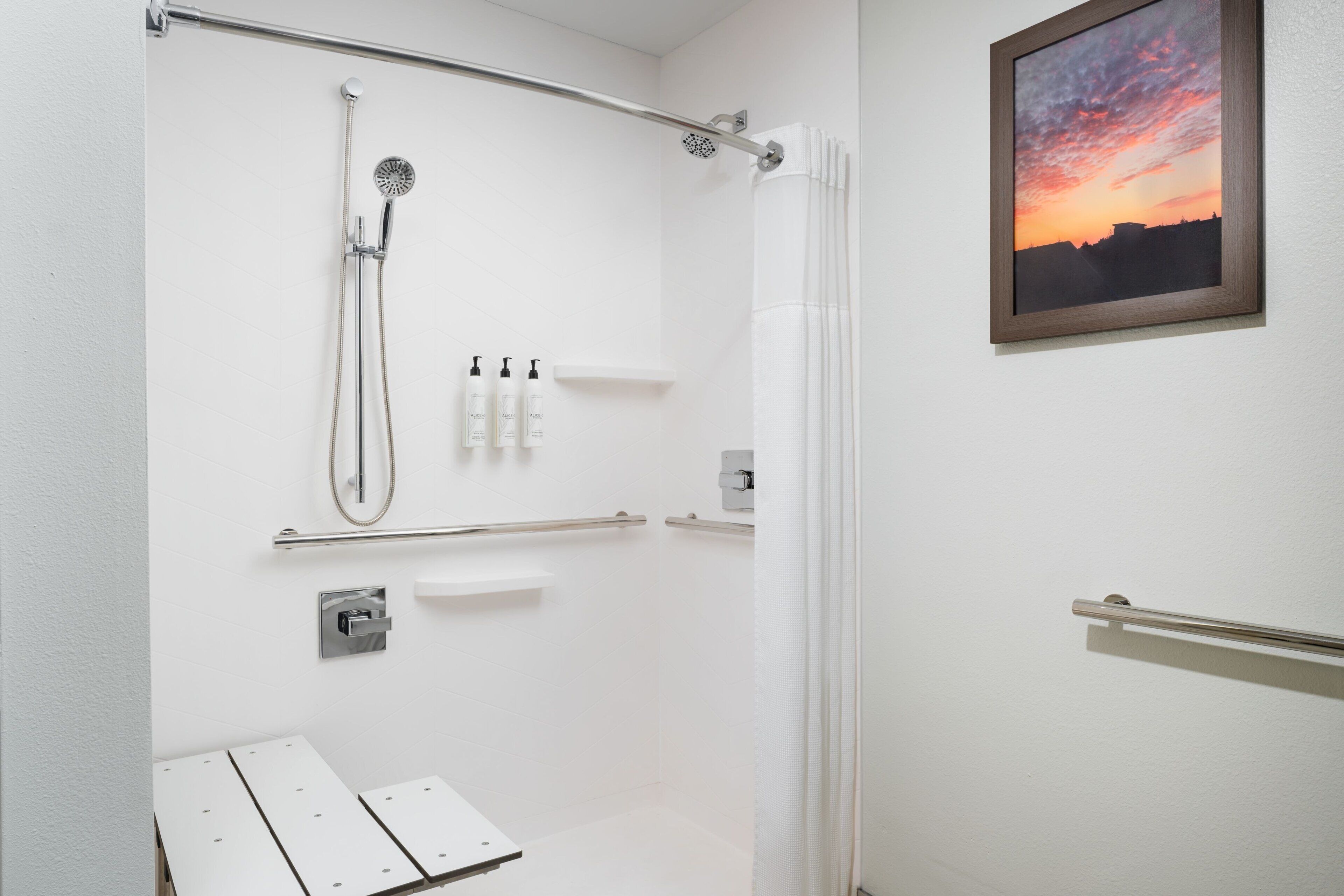 room, 2 queen beds, non smoking | bathroom | hair dryer, towels