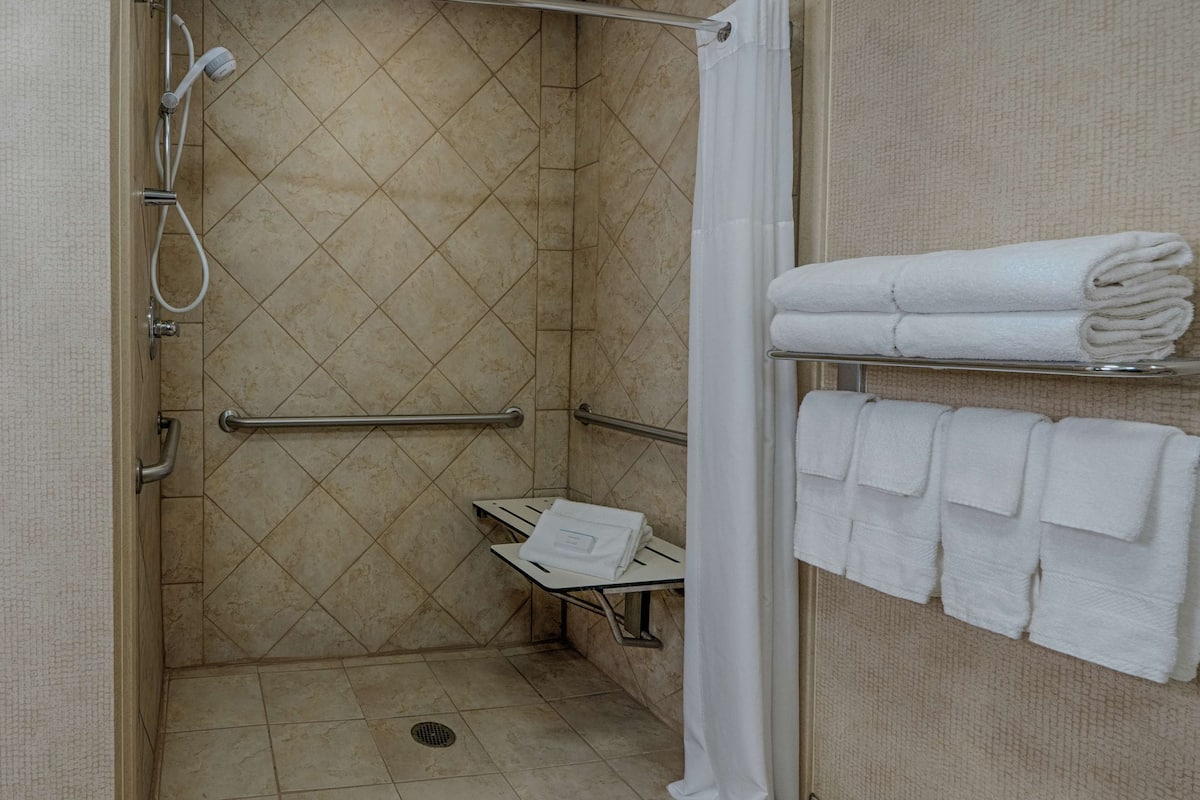 Suite, 1 King-Bett, barrierefrei, Nichtraucher | Dusche im Bad