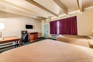 Standard Room, 2 Queen Beds, Non Smoking | Pillowtop beds, desk, laptop workspace, blackout drapes - Econo Lodge Del Rio (Del Rio)
