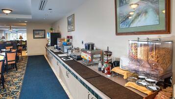 Café da manhã continental grátis todos os dias