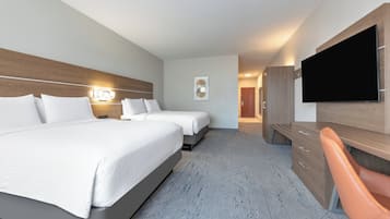 低過敏寢具、客房內保險箱、書桌、筆電工作空間