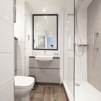 Hair dryer, towels