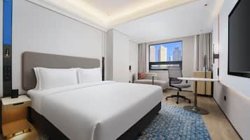 Ropa de cama de alta calidad y minibar