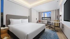 Premium bedding, minibar, in-room safe, desk