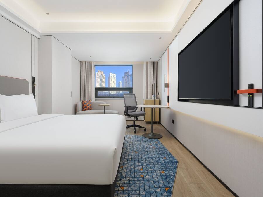 Quarto standard, 1 cama King | Roupas de cama premium, frigobar, cofres nos quartos, escrivaninha
