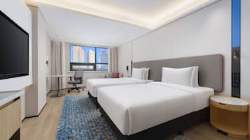 Ropa de cama de alta calidad y minibar
