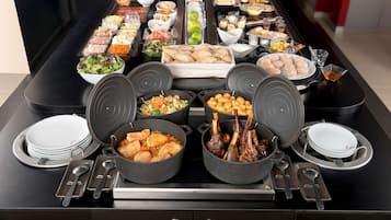 Breakfast, lunch, dinner served; French cuisine