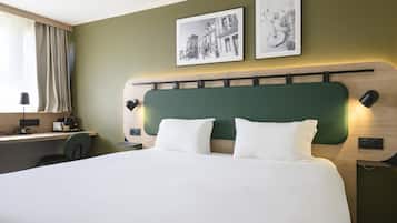Habitación estándar, 1 cama doble | 1 dormitorio, ropa de cama de alta calidad, decoración individual