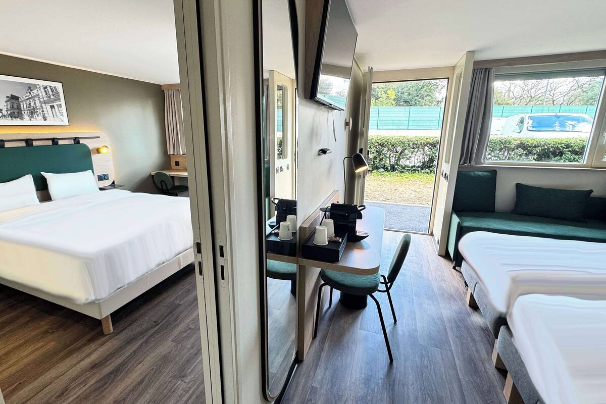 1 bedroom, premium bedding, individually decorated