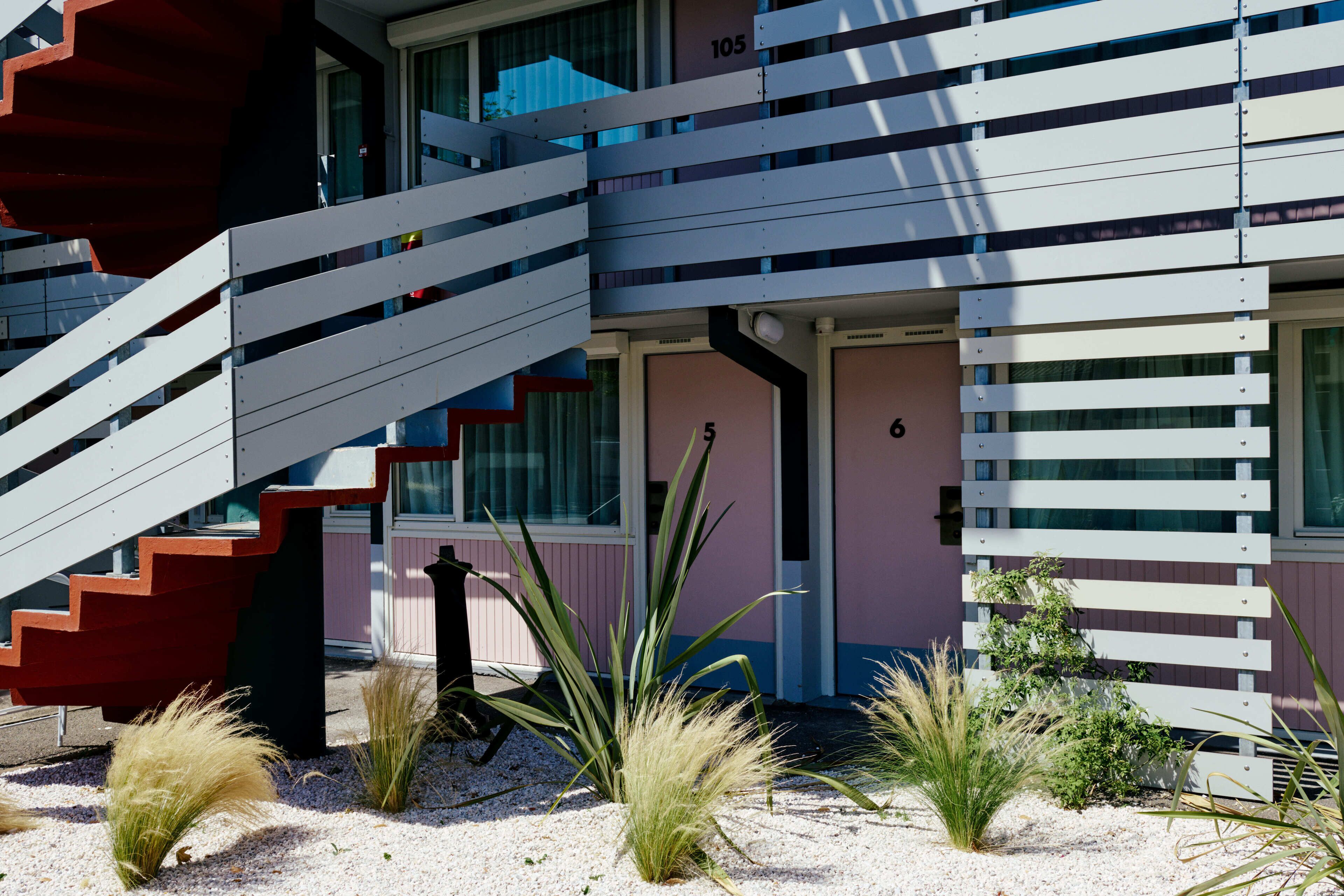 Façade de l’hébergement