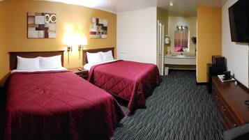 Desk, soundproofing, iron/ironing board, rollaway beds