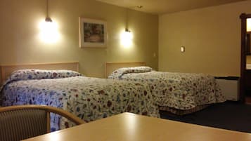 Standard Room, 2 Queen Beds, Non Smoking | Desk, free WiFi