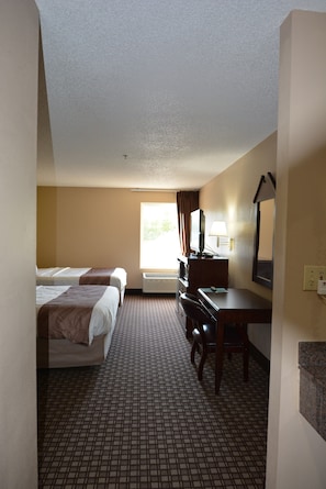 Blackout curtains, iron/ironing board, free WiFi, bed sheets