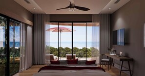 วิลล่า, เตียงคิงไซส์ 1 เตียง, ริมทะเล | วิวทะเล/มหาสมุทร