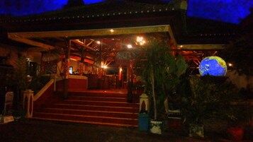 Front of property - evening/night