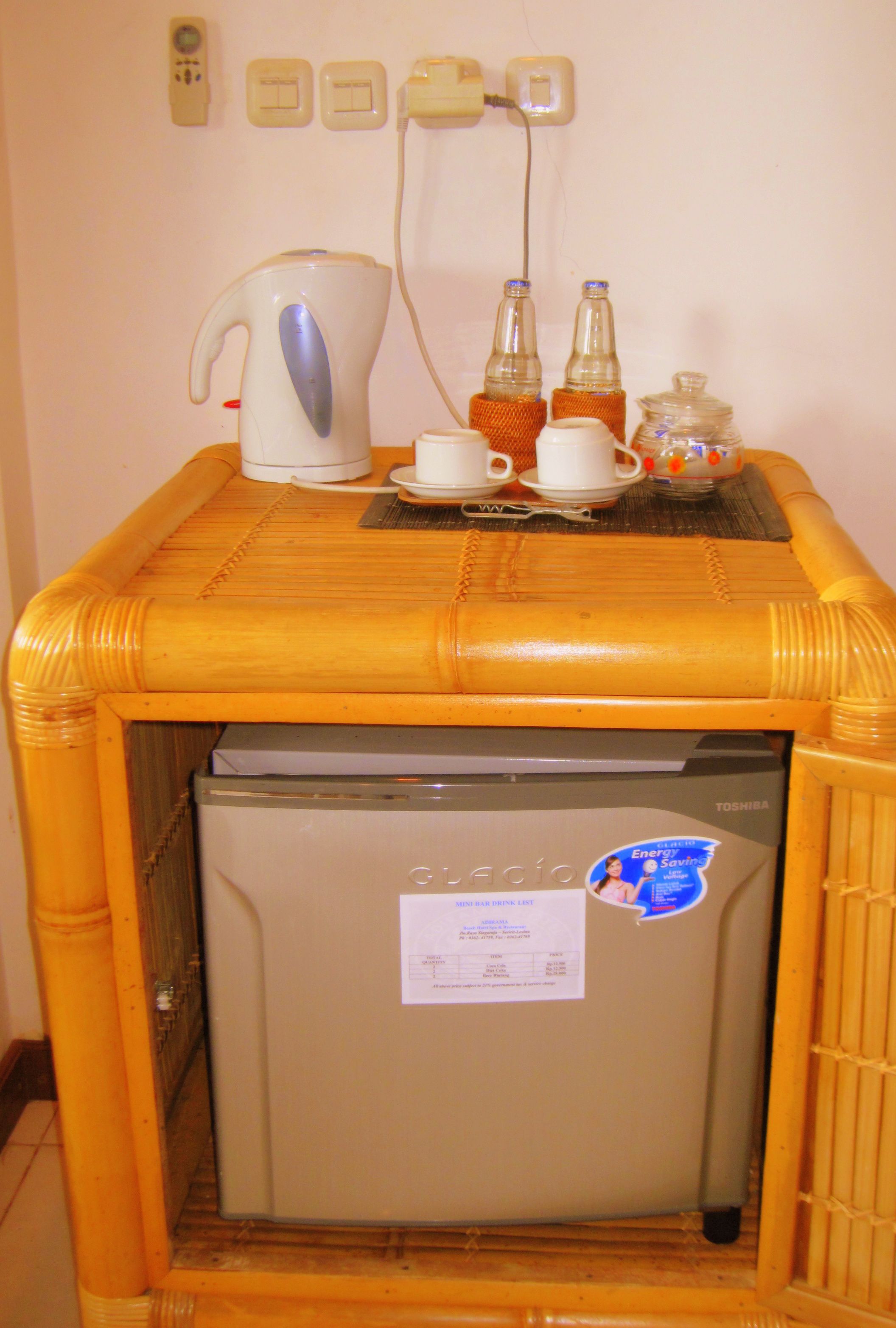 family room | mini fridge