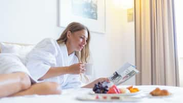 Premium bedding, minibar, in-room safe, desk